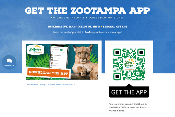 ZooTampa wollte seinen Besuchern Informationen auf möglichst einfache Art und Weise vermitteln und zugänglich machen.