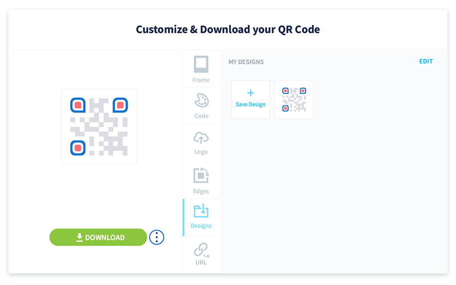 Wählen Sie die drei übereinander angeordneten Punkte neben dem Download-Button, um den Code in einem anderen Dateiformat herunterzuladen