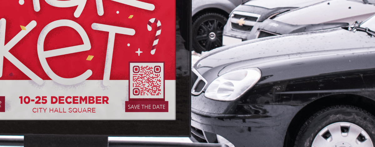 QR-Code-Inspiration für Weihnachten.