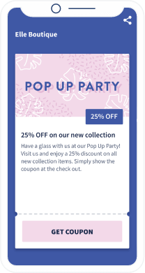 A QR Code landing page that displays a PDF version of the latest fashion catalog from a retail store.