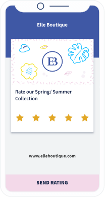 A QR Code landing page that displays a gallery of images of the latest fashion collection from a retail store.
